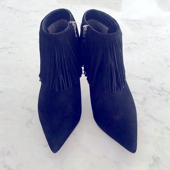 Sam Edelman fringe booties - Picture 2 of 4